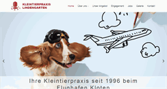 Desktop Screenshot of kleintierpraxiskloten.ch